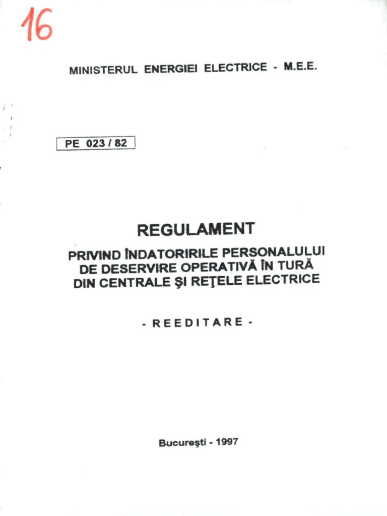 Prescriptie Energetica PE 023-82 | PDF