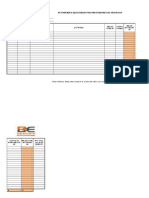 Actividades Ejecutadas Por Prestadores de Servicios