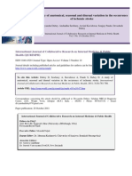 A Study of Anatomical, Seasonal and Diurnal Variation