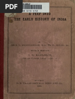 A Peep Into The Early History of India by RG Bhandarkar