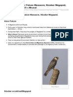 Biodiversity Amur Falcon Massacre Nicobar Megapod Narcondam Hornbill Mrunal
