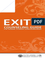 Federal Student Loan Exit Counseling Guide