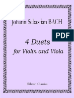 Bach - 4 Duetos para Viola y Violin