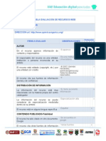 Tabla Evaluación pagina web quimicaorganica.org