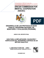 Guia Implantacion Validacion y Verificacion de Metodos Analiticos Inecc 2013