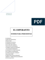 Esperanto: Dosier para Periodistas