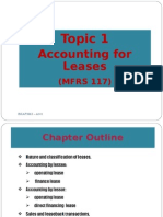 Topic 1: Accounting For Leases