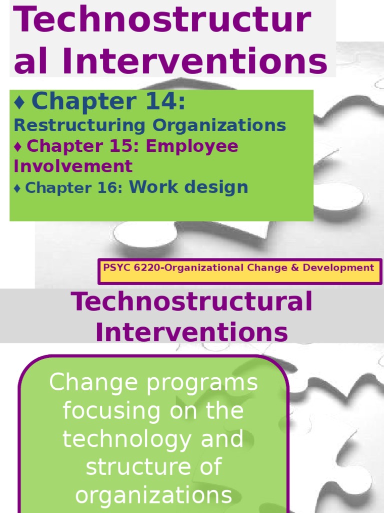 Restructuring Organizations: Chapter 15: Employee Involvement | PDF ...