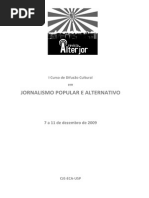 Jornalismo popular e alternativo - Curso de difusão cultural