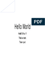 Hello World