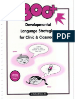 300+ Developmental Language Strategies For Clinic & Classroom by Charlann S Simon
