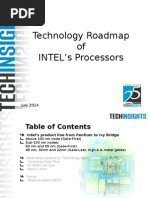 TechInsights Technology Roadmap INTEL Processors 2014