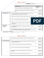 Algebra1 t1 Curriculum Plan