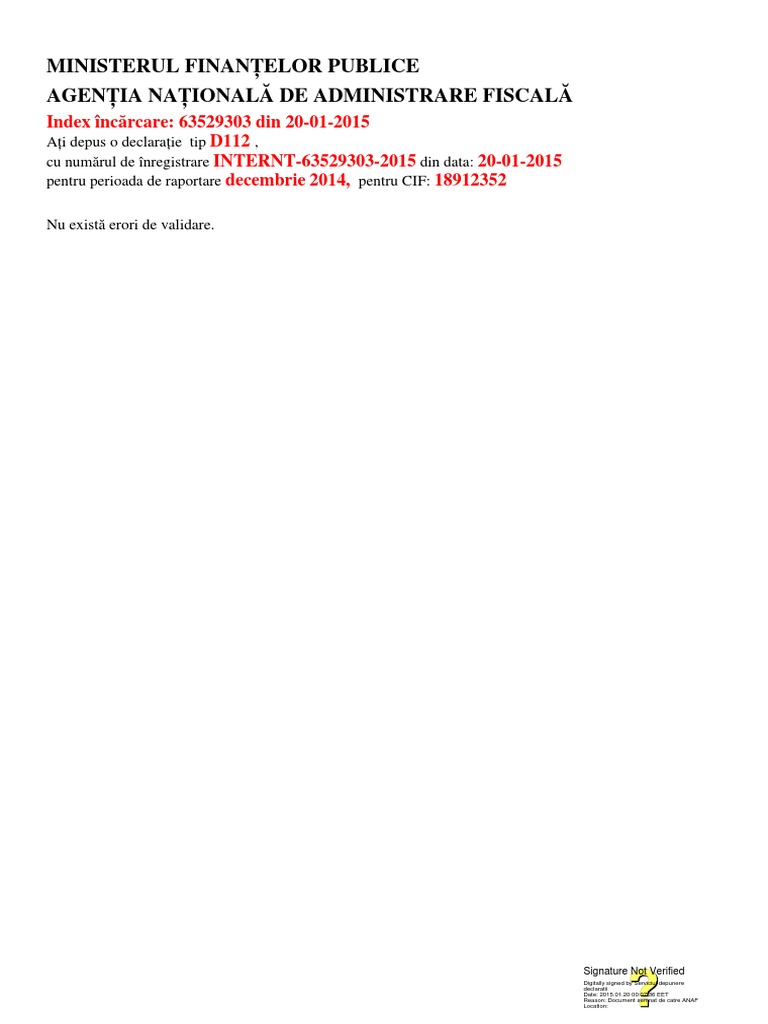 Model Recipisa Confirmare | PDF