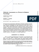 J. Pediatr. Psychol.-1996-La Greca-137-51 Pacientes Pediatricos Caracteristicas PDF
