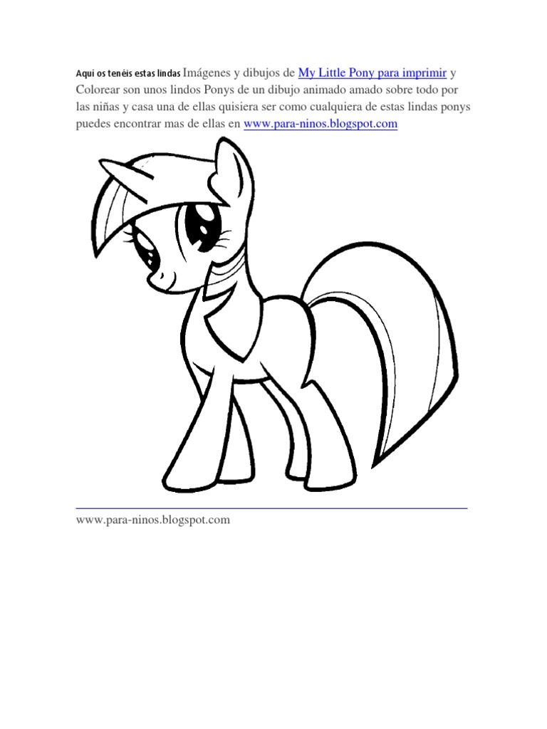 Featured image of post Pony Dibujo Para Colorear Disfruta coloreando y decorando estas fantasticas plantillas de los personajes de la adorable serie mi peque o poni