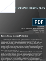 Instructional Design Plan
