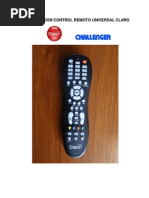Programación Control Universal Mitzu MRC-UNI6 | PDF | Control remoto ...