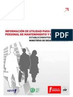 Información de Utilidad para El Personal de Mantenimiento y Producción