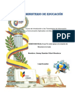 Deber Individual 6 Las TIC Como Apoyo A La Creación de Recursos en El Aula