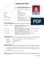 Curriculum Vitae Arsyil Hendra Saputra