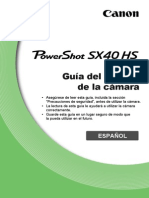 PowerShot SX40 HS CameraUserGuide ES v1.0