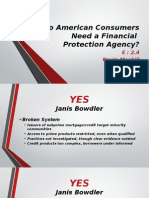 Do American Consumers Need A Financial Protection Agency?: E: 2.4 Kevin Meskill