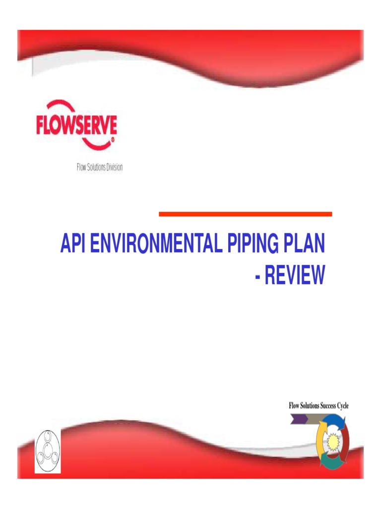 API Piping Plan Pump Petroleum Reservoir