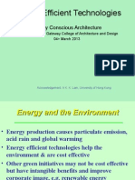 Energy Efficient Technologies ECA 04MArch2013