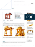 Hydropower Gantry Crane - Hydropower Gantry Crane