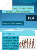 Historia de La Industria Textil Confecciones