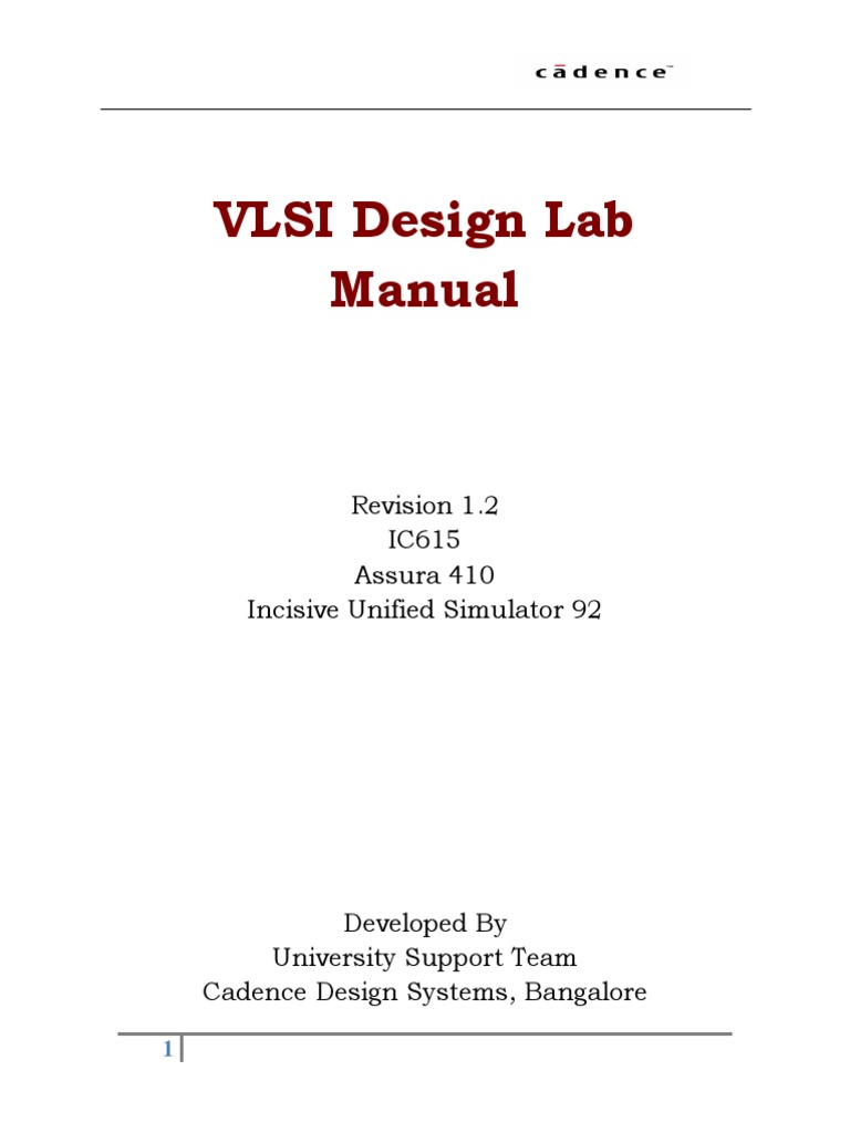 VLSI Design Manual | PDF | Art | Computers