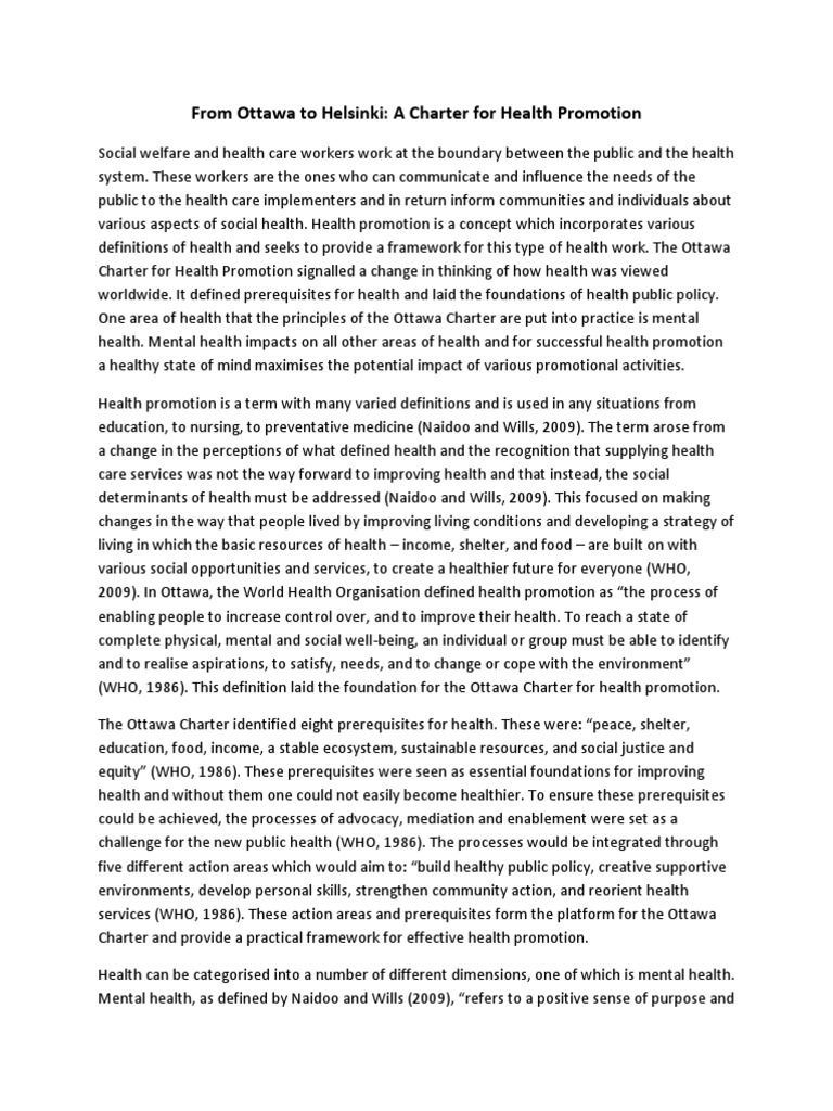 Ottawa charter essay 08 image