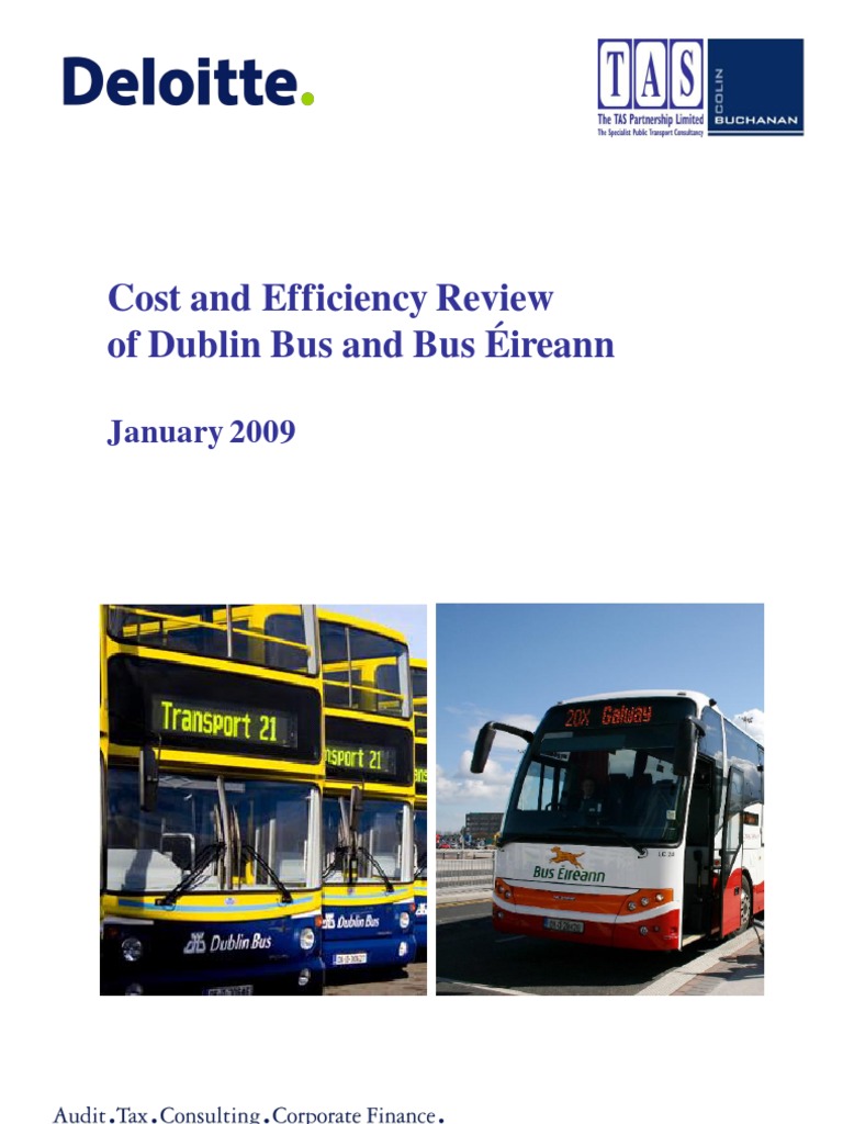 Dublin Bus and Bus Eireann Review Bus Subsidy