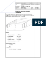 Détermination Des Charges Sur L'enveloppe D'un Bâtiment