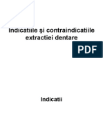 Indicatiile şi contraindicatiile extractiei dentare.ppt