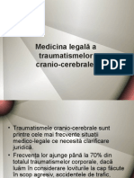 Curs 5 - MEDICINA LEGALA A TRAUMATISMELOR CRANIO-CEREBRALE