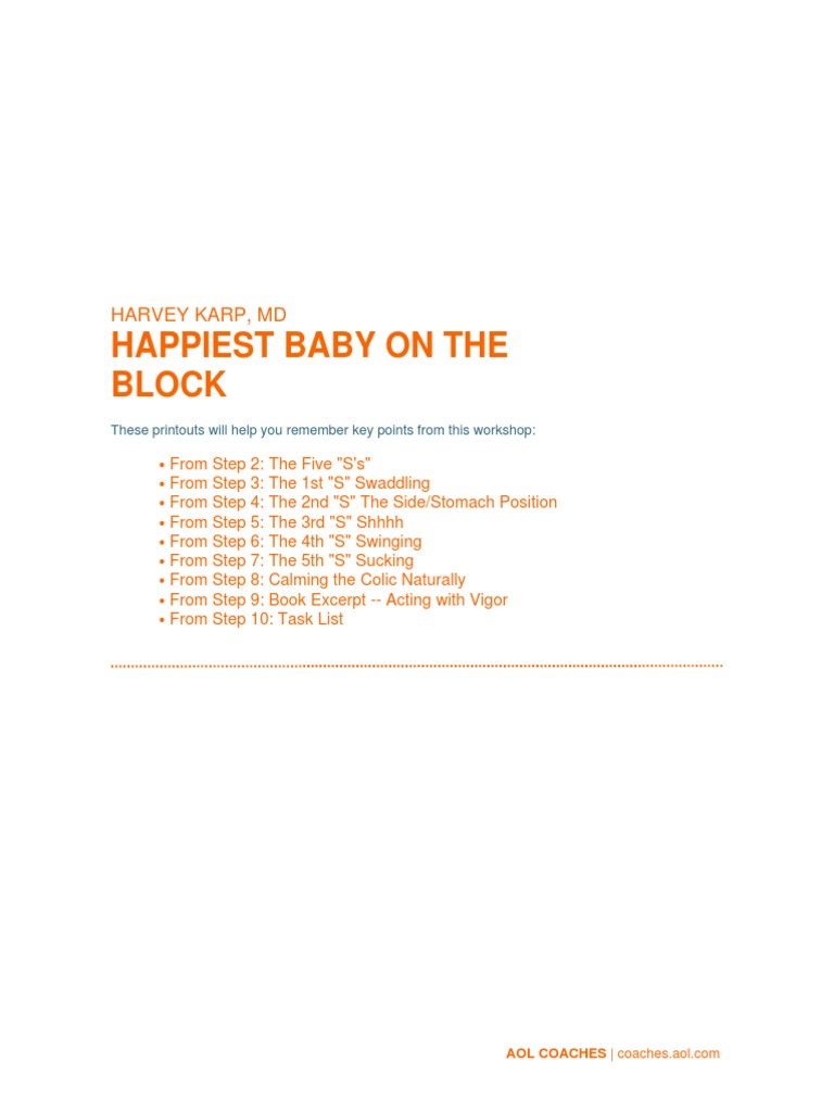 the five s happiest baby