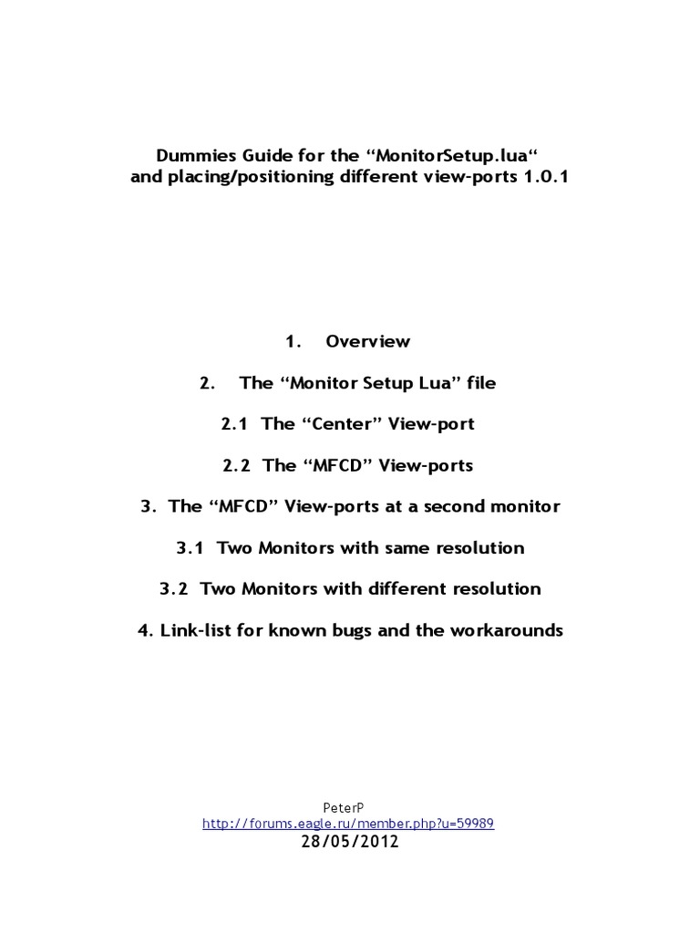Dummies Guide For The 