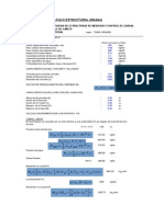 Cálculo estructural de un túnel de caudal