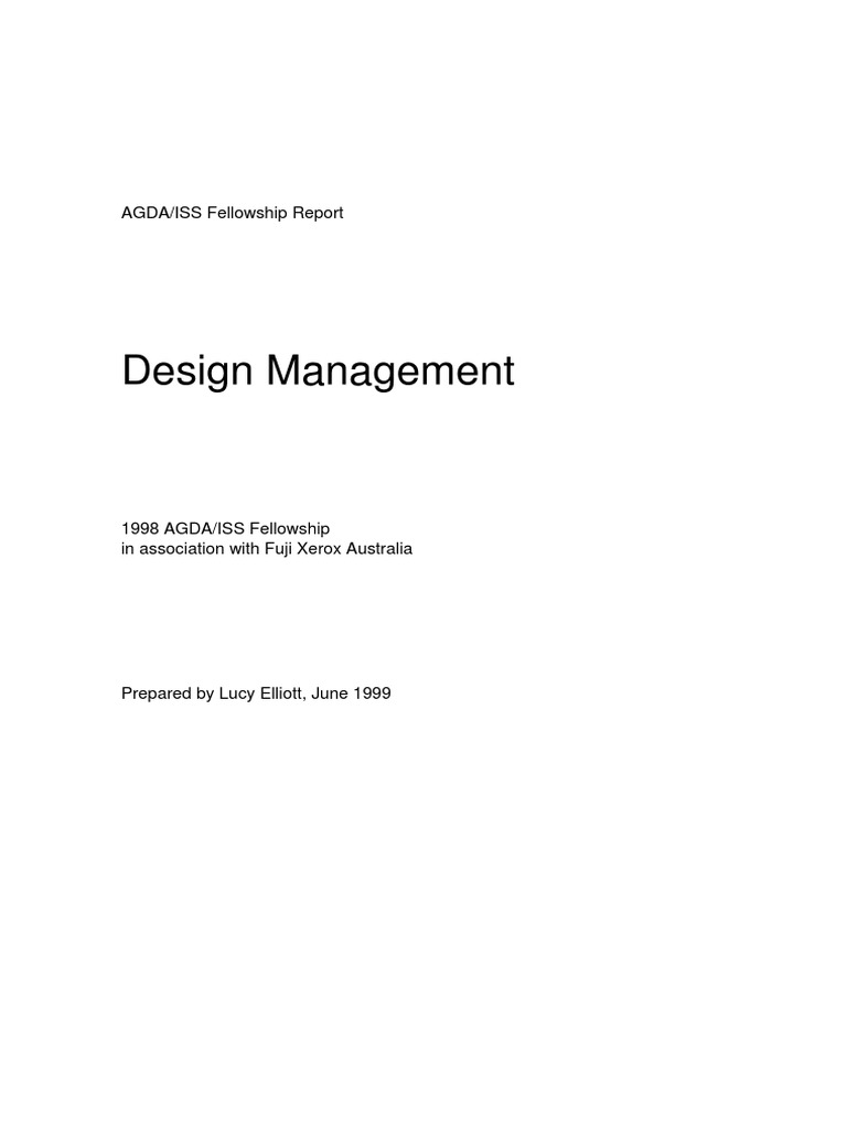 Design Management | PDF