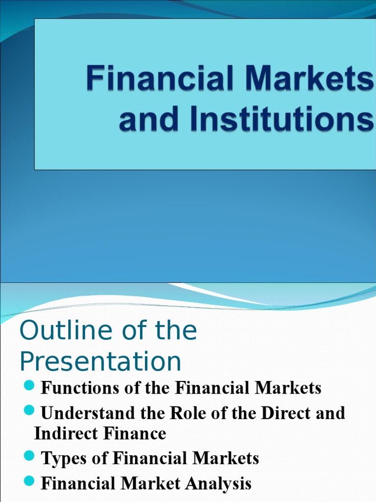 1 Financial Market | PDF | Financial Markets | Securities (Finance)