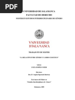 La relaciones entre género y cambio climático