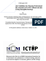 ICOM-ICTOP Curricula Guidelines For Museum Professional