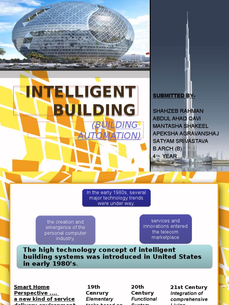 Overview of Intelligent Building Systems | PDF | Building Automation ...