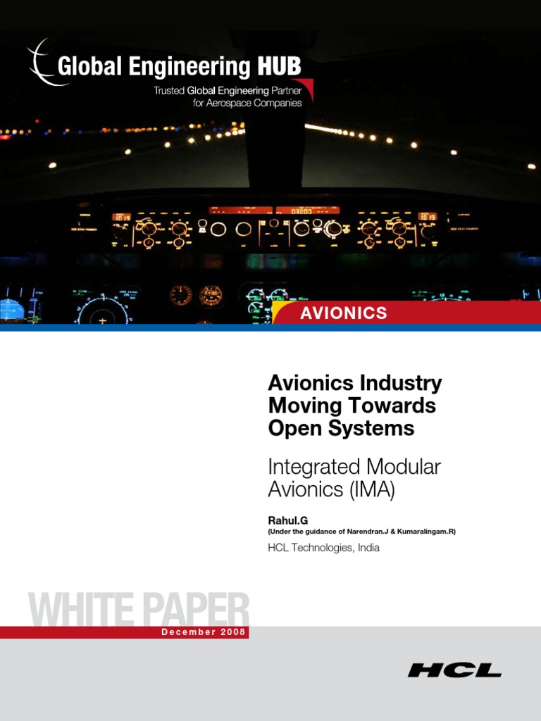 Avionics Industry Moving Towards Open Systems PDF Application
