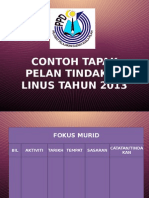 Contoh Tapak Pelan Tindakan Linus 2013