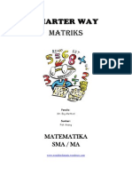 Smarter Way Matriks: Matematika Sma / Ma