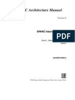 The SPARC Architecture Manual