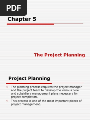 Project Planning